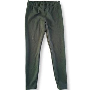 Ann Taylor LOFT Medium Thick Knit Black Elastic Waistband Leggings Pull On